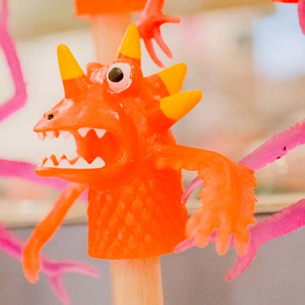 Goldfisch Spielzeug Geschenke Fingerpuppe Monster