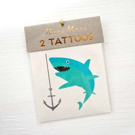 Goldfisch Spielzeug Geschenke Meri Meri Tattoo Hai