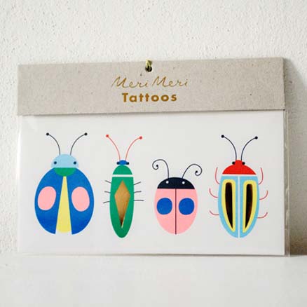 Goldfisch Spielzeug Geschenke Meri Meri Tattoo Käfer