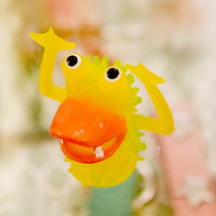 Goldfisch Spielzeug Geschenke Fingerpuppe Monster